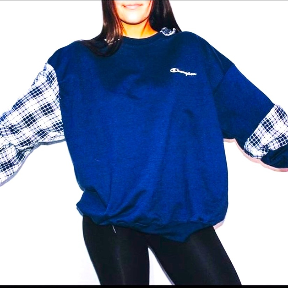 New champion reworked sweatshirt